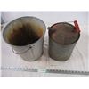 Image 1 : Gas Pail and Metal Pail