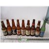 Image 1 : Lot of Vintage Beer Bottles with Labels (9)