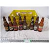 Image 1 : Plastic Crate with Vintage Beer Bottles and Labels