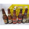 Image 2 : Plastic Crate with Vintage Beer Bottles and Labels
