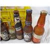 Image 3 : Plastic Crate with Vintage Beer Bottles and Labels