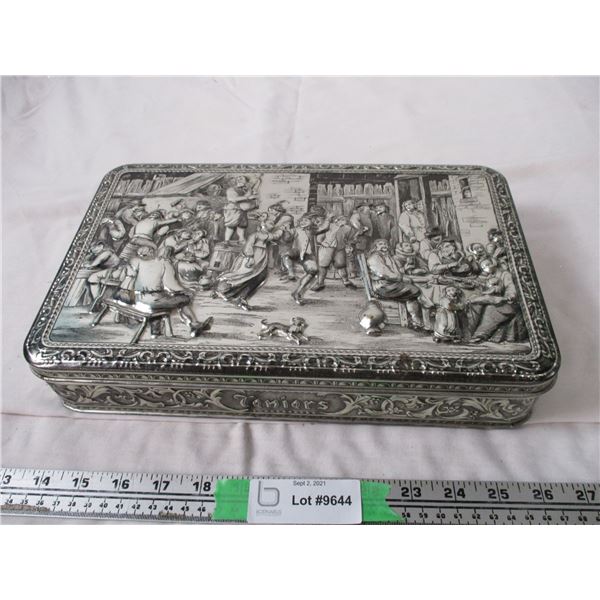 Vintage Teniers Belgium Tin