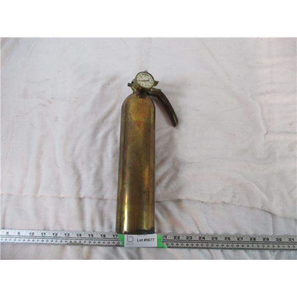 Quick Aid Brass Fire Extinguisher