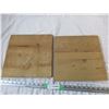 Image 5 : Wooden Apple Crate Ends 11.5" x 11.5"