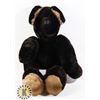 Image 1 : REAL FUR TEDDY JOINTED ARMS & LEGS VINTAGE FUR