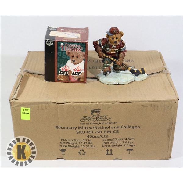 CFL POWERPLAY TEDDY AND BOYD HOCKEY PLAYER FIGURES