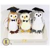 Image 1 : 3 TY OWLS