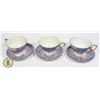 Image 1 : SET OF 3 TEACUPS/ SAUCERS
