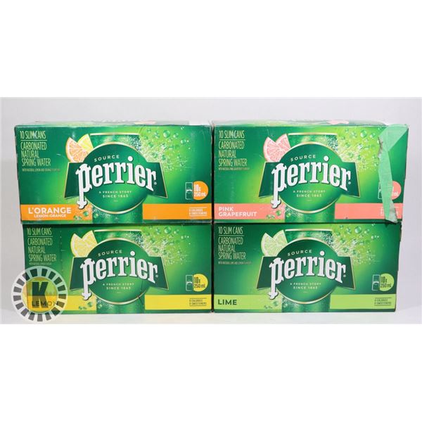 FOUR CASES OF PERRIER