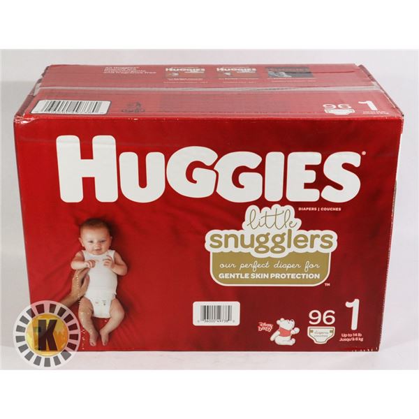 CASE OF HUGGIES SIZE 1