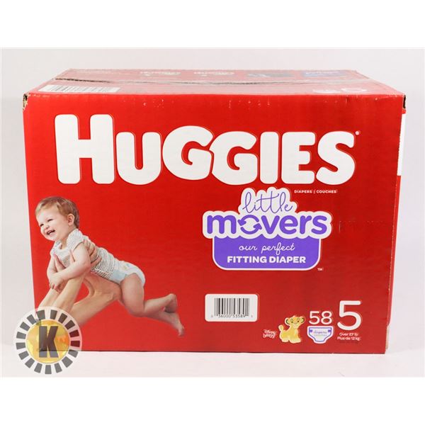 CASE OF HUGGIES SIZE 5
