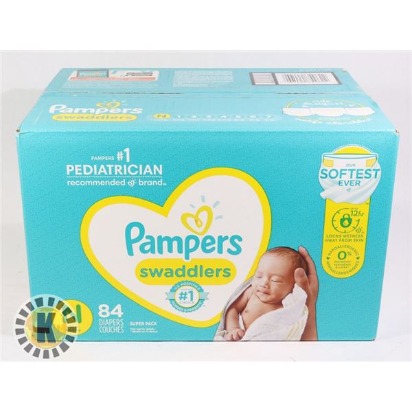CASE OF PAMPERS SIZE N