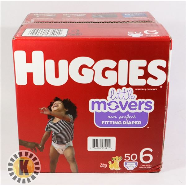 CASE OF HUGGIES SIZE 6