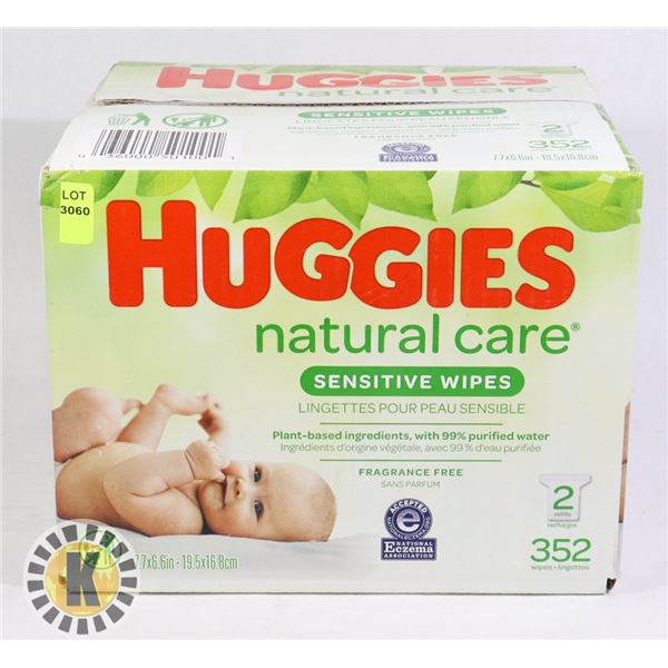 CASE OF HUGGIES SENSITIVE WIPES