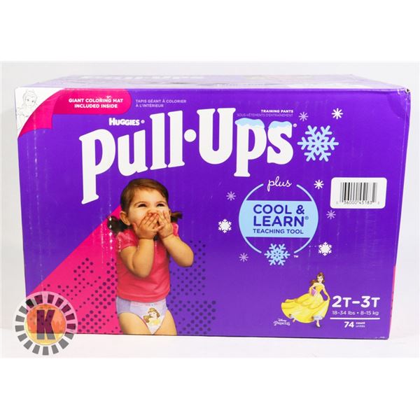 CASE OF HUGGIES PULL-UPS SIZE 2T-3T