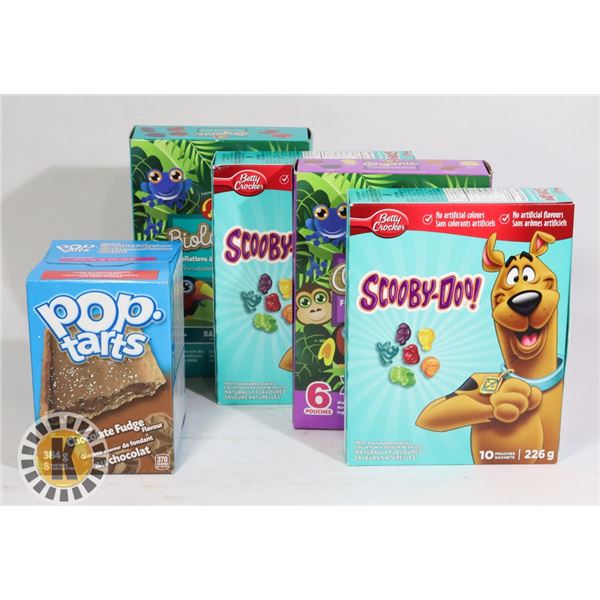 BAG OF ASSORTED SNACKS INCLUDES POP TARTS