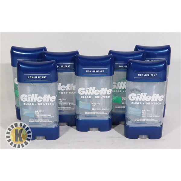 BAG OF GILLETTE CLEAR + DRI-TECH