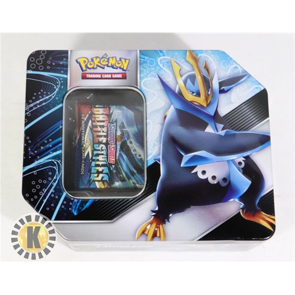 POKEMON COLLECTORS TIN WITH x3 BOOSTER PACKS, NEW