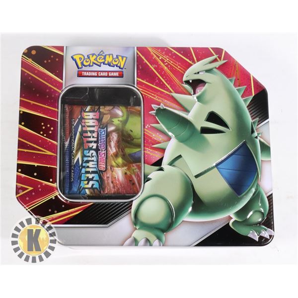 POKEMON COLLECTORS TIN WITH x3 BOOSTER PACKS, NEW