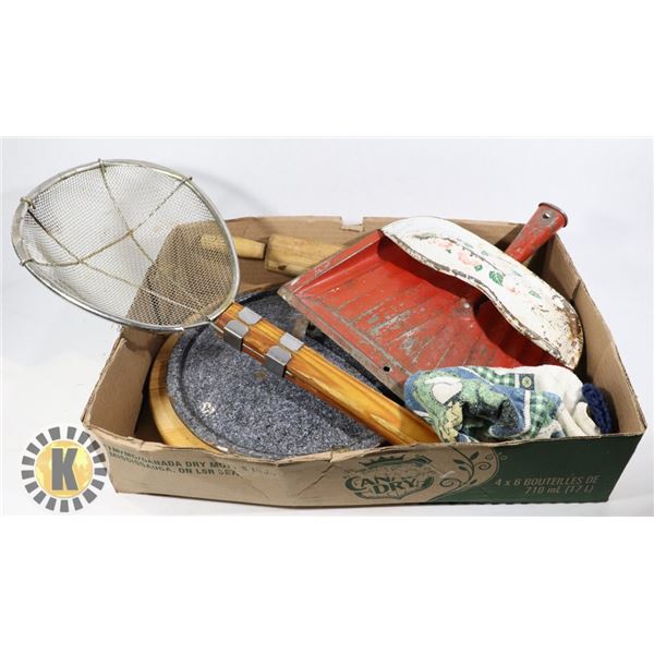 ESTATE FLAT OF KITCHEN SUPPLIES