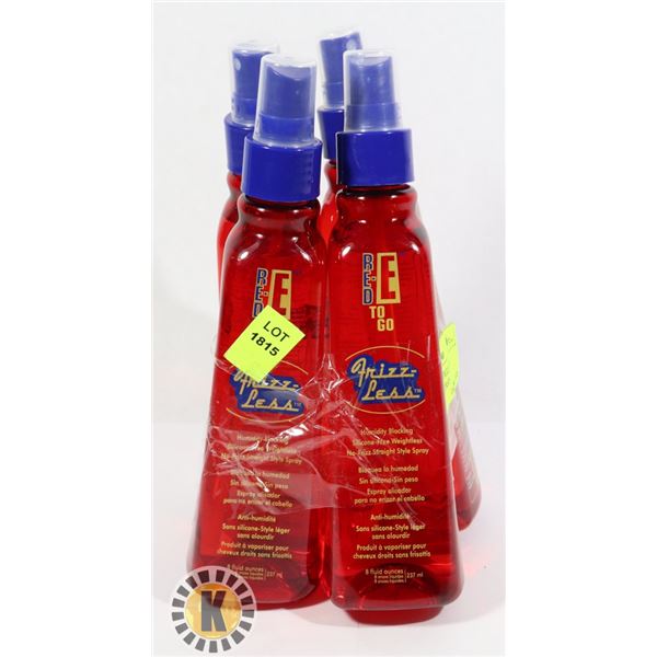 4 8OZ RED-E TO GO FRIZZ-LESS STRAIGHT STYLE SPRAY