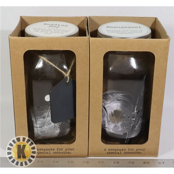 2 WISH ENGAGEMENT JARS