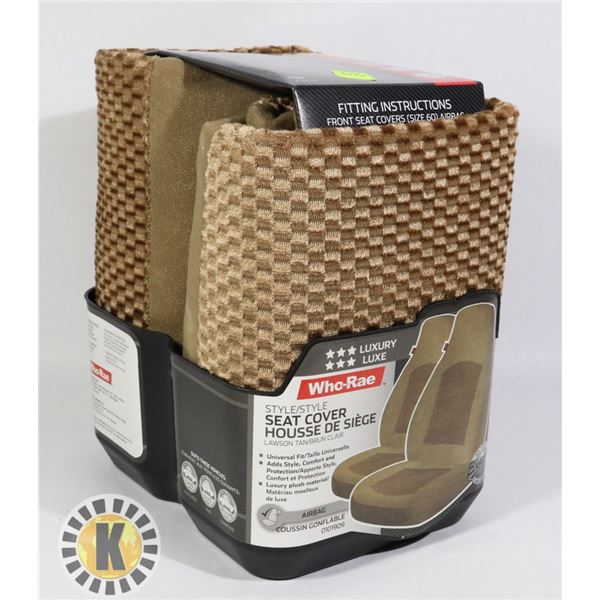 NEW 2PC UNIVERSAL SEAT COVER SET
