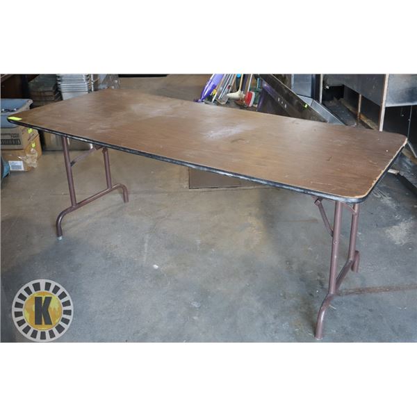 LARGE FOLDABLE TABLE - 72" BY 30"