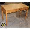 Image 1 : ONE DRAWER DESK (APPROX. 30" TALL X 45" WIDE X 22"
