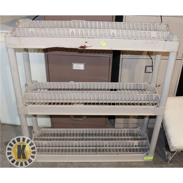 3 TIER SHELF (APPROX. 37" TALL)