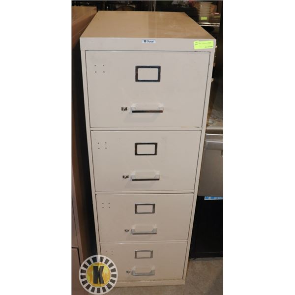 4 DRAWER METAL FILE CABINET