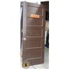 Image 1 : VINTAGE WOOD INTERIOR DOOR WITH HARDWARE