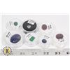 Image 1 : x7 GENUINE GEMSTONES RUBY, EMERALD, SAPPHIRE, LAPI