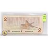 Image 1 : 1986 CANADIAN $2 BANK NOTE