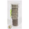 Image 1 : TUBE OF 1948 CANADIAN NICKELS AND SOME 1940S