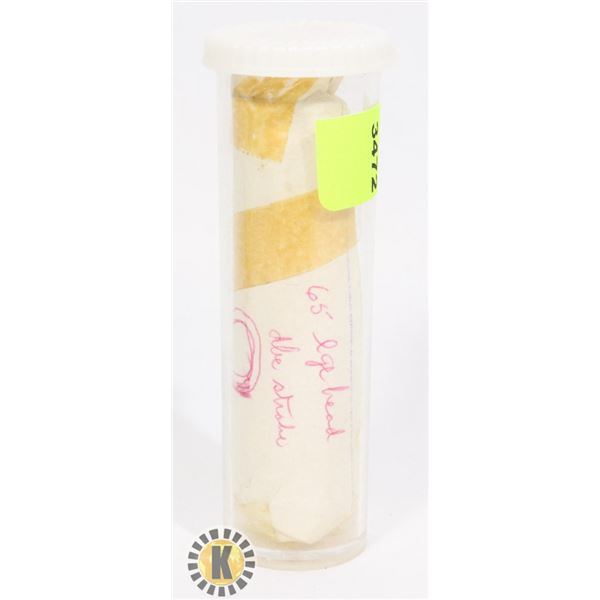 TUBE OF 1965 CANADIAN LARGE HEAD PENNIES