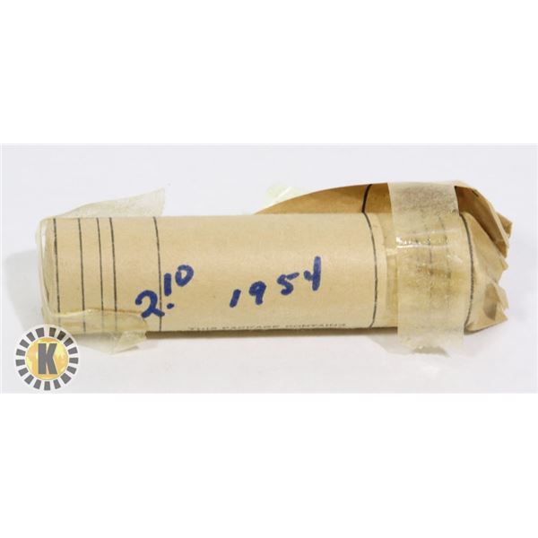 ROLL OF 1954 CANADIAN NICKELS