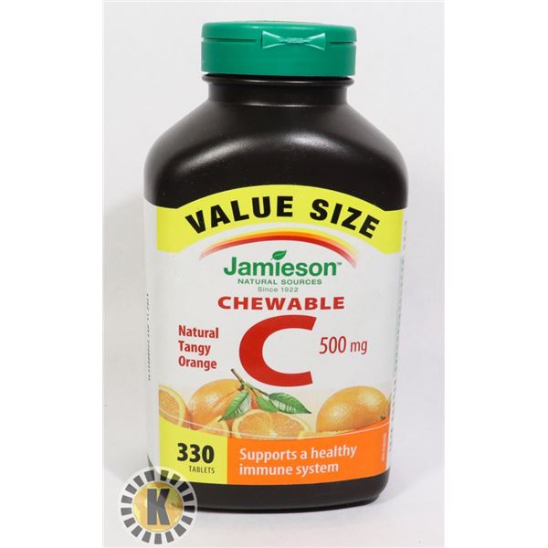 330 TABLETS JAMIESON CHEWABLE VITAMIN C