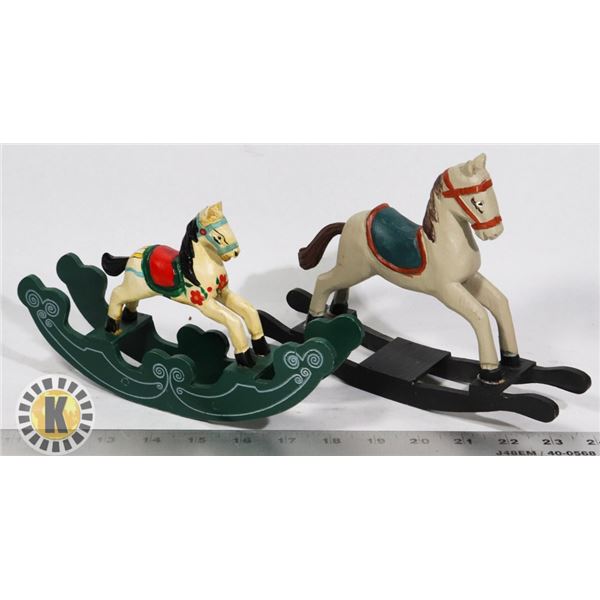 2 ROCKING HORSES