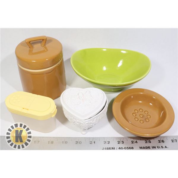 FRUIT DISH AND OTHER DECORS