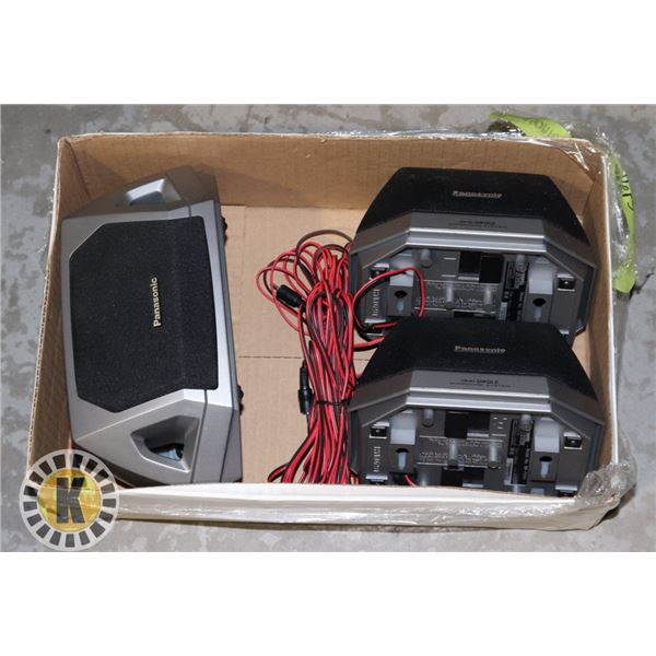 3 PANASONIC SPEAKERS