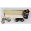 Image 1 : SUNGLASSES, BOYS TIE, AND PEN HOLDER