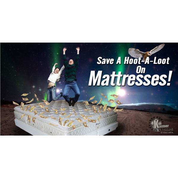KASTNER AUCTIONS LIQUIDATES MATTRESSES!