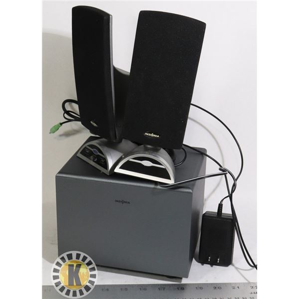 INSIGNIA SPEAKER SET WITH SUB