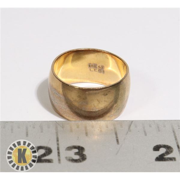 925-127GOLD COLOUR BAND RING