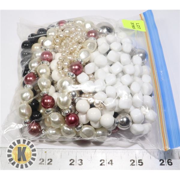 BAG OF ASSORTED FASHION JEWELRY