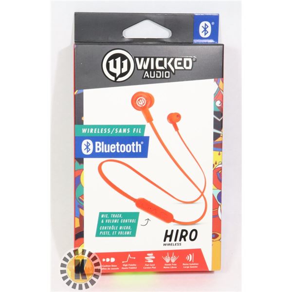NEW WICKED AUDIO BLUETOOTH HEADPHONES