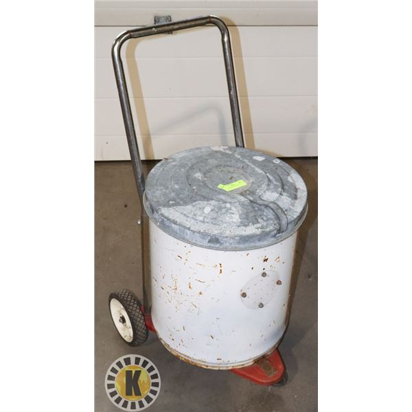 STORAGE BIN WITH CART