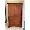 Image 1 : COCHRANE SOLID WOOD STORAGE CABINET