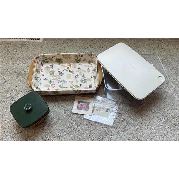 LONGABERGER BASKETS, PAIR